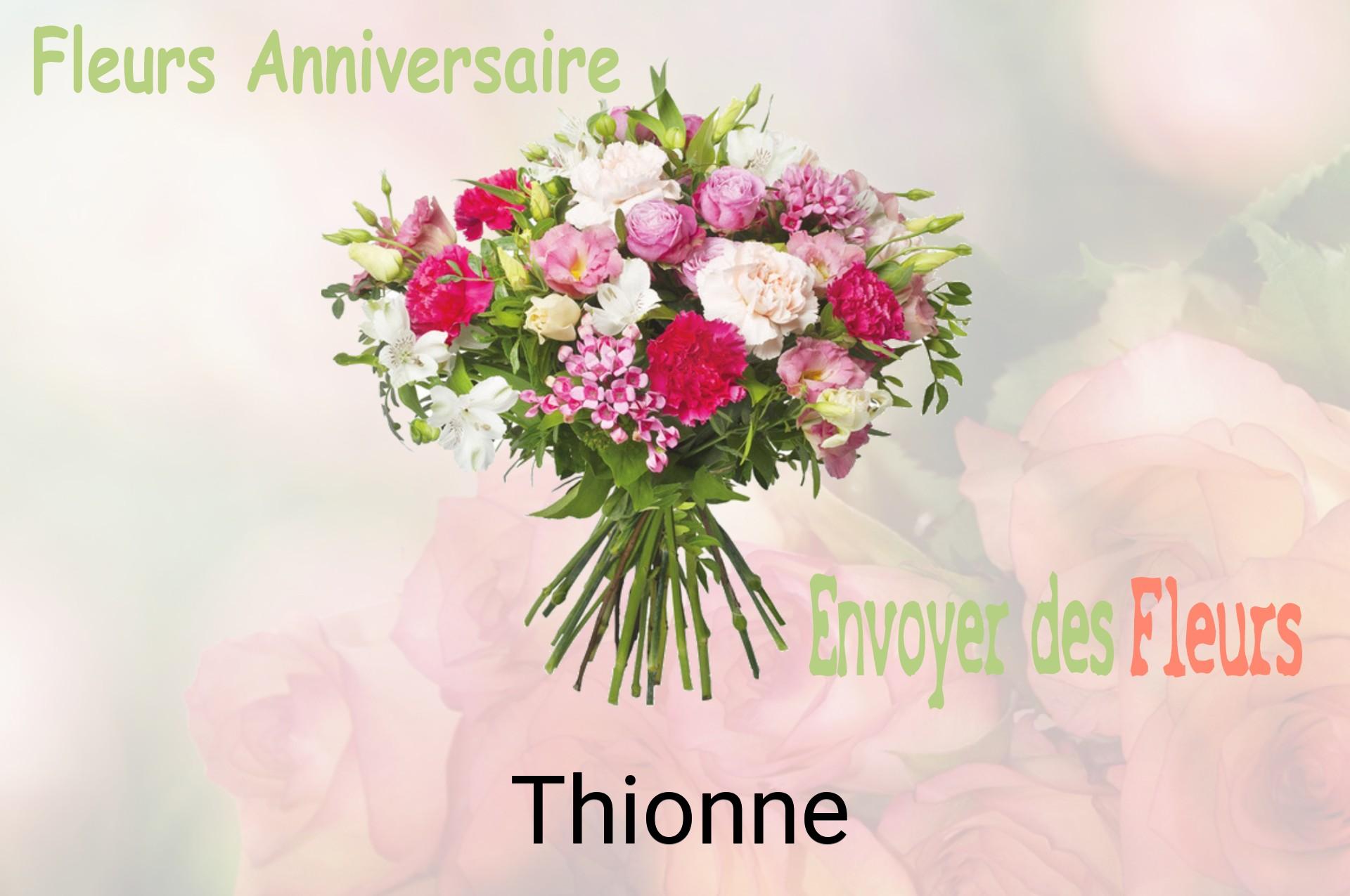 Bouquet de fleurs d’anniversaire livré à Thionne